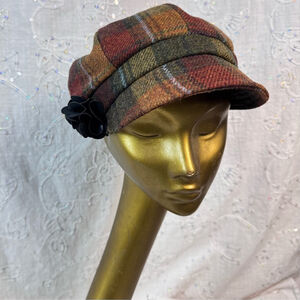 Mucros Weavers Wool Tweed Newsboy Hat – One Size